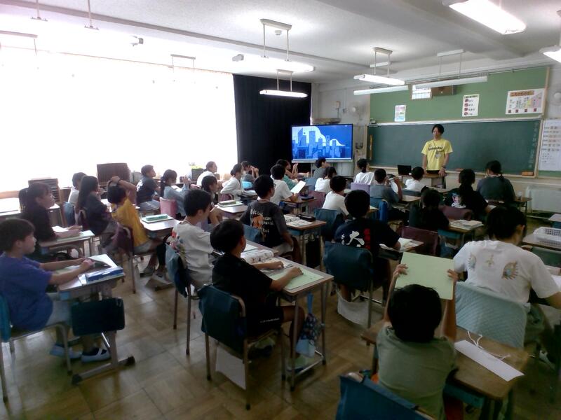 外国語の様子（１組）