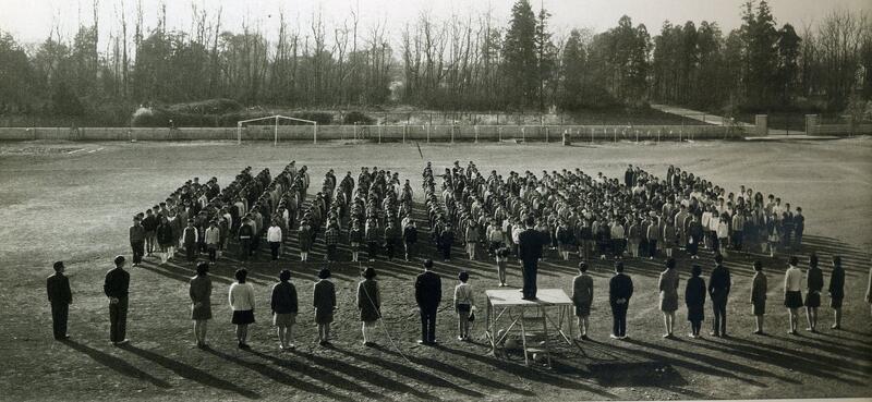 開校当初に撮影された写真