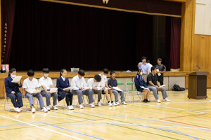 生徒総会リハーサル。