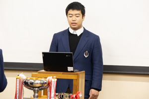 生徒会本部より。