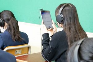 テスト録音中。